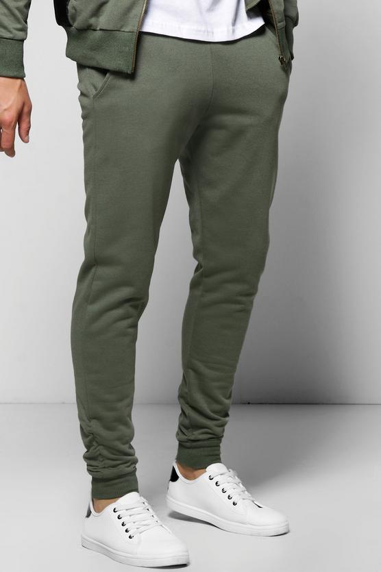 Skinny Fit Joggers With Rouching